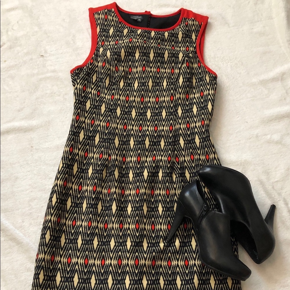 Tribal open Back dress size 10